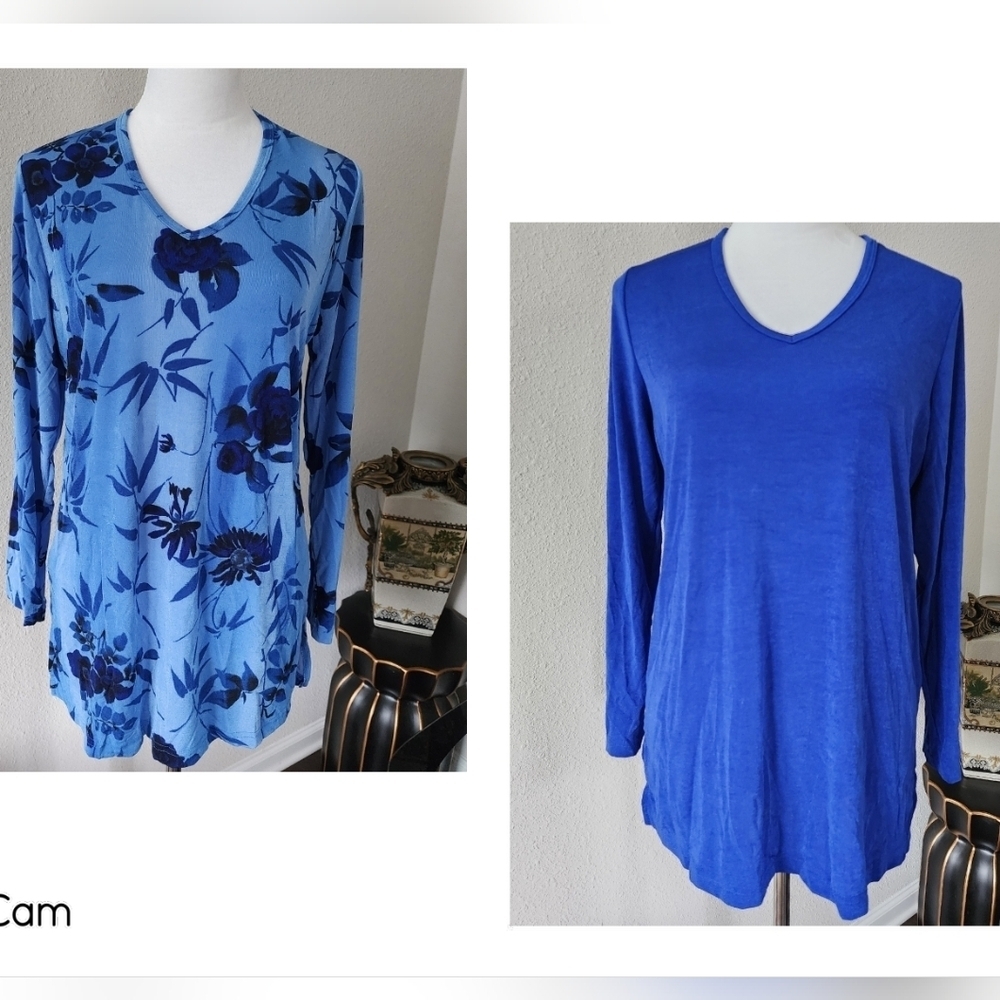 Carolyn Strauss Collection Tops, Set of 2